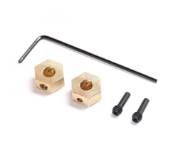 AXIAL MOTORS ... HEX HUB BRASS 1.0G (2): SCX24 AX24