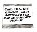 B&B SPECIALTIES ... CARB DIAPHRAM KIT Q35-Q42 G23-G26