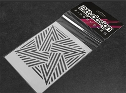BITTYDESIGN ... VINYL PAINT STENCIL (IPNOTIC V1) BITTYDESIGN