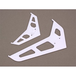 BLADE HELICOPTER ... STABILIZER/FIN SET, WHITE: B45
