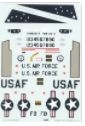 BARE METAL FOIL ... DECAL SET F101B VOO DOO 148 FIS MINN 1/48