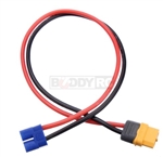 BUDDY RC ... XT60 FEMALE TO EC3 MALE CONNECOR FOR CHARGER