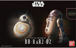 BANDAI STAR WARS ... BB-8 & R2-D2 1:12