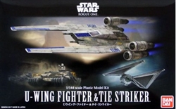 BANDAI STAR WARS ... STAR WARS ROGUE ONE: U-WING FIGHTER & TIE STRIKER 1/144