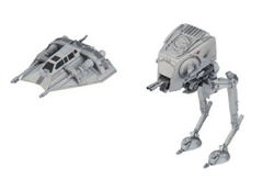 BANDAI STAR WARS ... AT-ST & SNOWSPEEDER 1:144