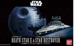 BANDAI STAR WARS ... DEATH STAR II & STAR DESTROYER