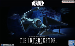 BANDAI STAR WARS ... TIE INTERCEPTOR 1:72