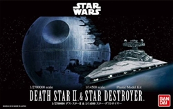 BANDAI STAR WARS ... DEATH STAR II & STAR DESTROYER