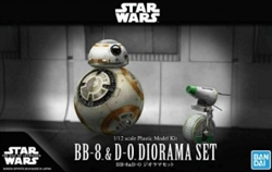 BANDAI STAR WARS ... BB-8 & D-0 DIORAMA SET