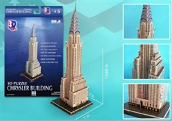 CUBIC FUN 3D PUZZLES ... CHRYSLER BUILDING (NEW YORK USA) 3D FOAM PUZZLE (70PCS)