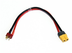 COBRA MOTORS 0FTPlUGM... CHARGE HARNESS CABLE XT60 FEMALE TO T-PLUG MALE