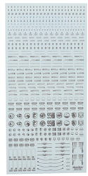 CHILD OF MECHA ... ULTRA PREMIUM MECHA DECAL SHEET (Gray) (#3) 1/100