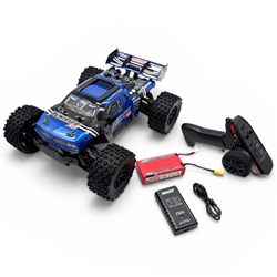 TEAM CORALLY ... PUNISHER XD 4WD 2S SMALL SCALE RTR MONSTER TRUCK BLUE