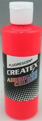 CREATEX COLORS ... AB FLUORESCENT RED    4 oz.
