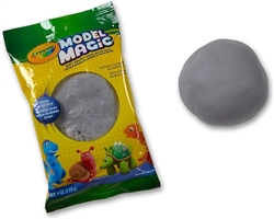 CRAYOLA ... MODEL MAGIC GRAY CLAY 4oz