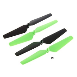 DROMIDA RC CAR E1110... PROP SET GREEN OMINUS QUAD