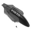 DROMIDA RC CAR E1192... CANOPY WHITE VISTA UAV