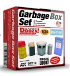 DOOZY MODEL WORKS ... GARBAGE BOX SET 1/24