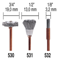 DREMEL 530... STAINLESS STEEL BRUSH WHEEL