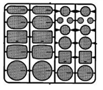 DETAIL MASTERS ... SPEAKER GRILLES #2 (12 SETS) 1/24-1/25