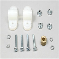 DUBRO ... NOSE GEAR BLOCK SET (NYLON)
