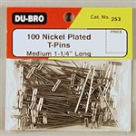 DUBRO ... T-PINS 1 1/4"