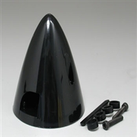 DUBRO ... SPINNER 2-1/2" BLACK