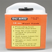 DUBRO ... FUEL TANK 16 oz. SQ.