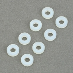 DUBRO ... FLAT WASHERS NYLON #4 (8)