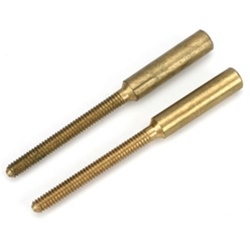 DUBRO 695... THREADED COUPLERS, 2MM (2)