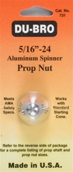 DUBRO ... SPINNER PROP NUT, 5/16-24