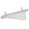 DUBRO ... WING TIP/TAIL SKID 2 3/8"  (2)
