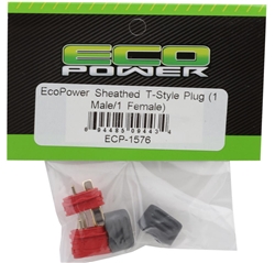 ECO POWER ... SHEATHED T-STYLE PLUG (1 MALE/1 FEMALE)