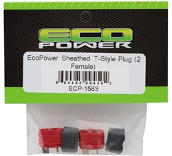 ECO POWER ... SHEATHED T-STYLE CONNECTORS (2 FEMALE)