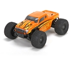 ELECTRIX ... RUCKUS 1/18 4WD MONSTER TRUCK ORANGE/YELLOW RTR