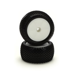 ELECTRIX 3006... REAR TIRE SET(2) WHT,SPIKE: