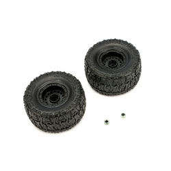 ELECTRIX 8304... PREMOUNT FRONT TIRE 2 BLACK: S