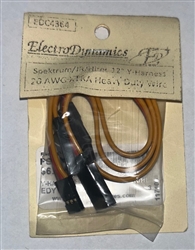 ELECTRO DYNAMIC ... Y-HARNESS HEAVY WIRE 12" JR/HI