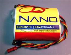 ELECTRO DYNAMIC ... A123 ED-NANO 6.6V 2500mah RX