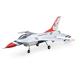 E-FLITE ... F-16 THUNDERIRD 70mm EDF BNF BASIC W/AS3X AND SS