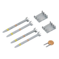 E-FLITE H1262... GUN AND MISSILE SET: BCX/2