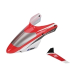 E-FLITE ... COMPLETEREDCANOPYW/VERTFIN: