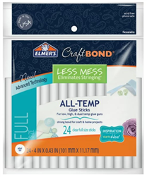 ELMERS GLUE ... FULL SIZE 4" HOT GLUE STICKS (50pk) ALL TEMP