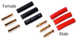 EMPIRE RC 03F... CONNECTOR 4MM GOLD 3 FEMALE