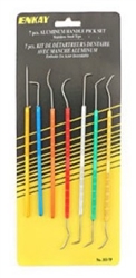 ENKAY TOOLS ... 7PC ASSORTED STAINLESS STEEL DENTAL/PUTTY PICK SET (CD)