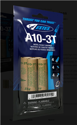 ESTES ... A10-3T BAGGED ROCKET ENGINES (4)