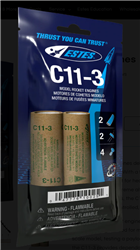 ESTES ... C11-3 MDL RKT STD ENG (2) 24mm