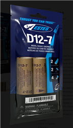 ESTES ... D12-7 BAGGED ROCKET ENGINES (2)