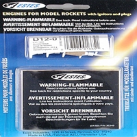 ESTES 1665... D12-0 BOOSTER STAGE  ENGINES