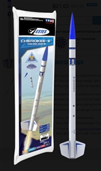ESTES ... CHEROKEE-E FLYING MODEL ROCKET KIT